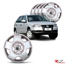 Calota Gol Parati G4 2006 | Aro 14 | VW | Jogo com 4 Calotas Prata