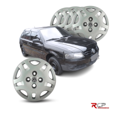 Calota Gol Trend G4 2010-2011 | Aro 13 | VW | Jogo Com 4 calotas prata 