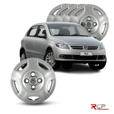 Calota Gol Ecomotion G4 2011-2012 | Aro 13 | Jogo Com 4 calotas prata 