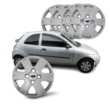 Calota Ka 2003 | Aro 13 | Ford | Jogo Com 4 calotas prata