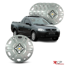 Calota Montana 2004 | Aro 14 | GM | Jogo com 4 Calotas Prata