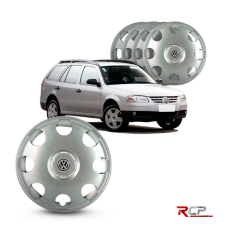 Calota Gol Parati Plus Mi | Aro 13 | VW | Jogo com 4 Calotas Prata