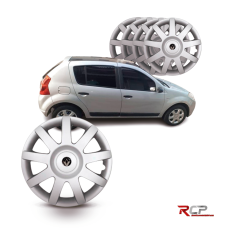 Calota Voyage 2009-2010 | Aro 14 | VW | Jogo com 4 Calotas Prata