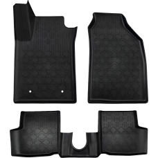 TAPETE TIPO BANDEJA 4P PRETO MOD. FIAT STRADA 4P 20> (5 PEÇAS)