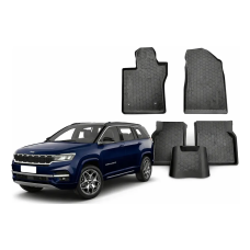 TAPETE TIPO BANDEJA 4P PRETO MOD. JEEP COMMANDER 2016 (5PEÇAS)