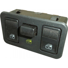 INTERRUPTOR DUPLO DO VIDRO ELETRICO GOL/PARATI 97>99 C/BLOQUEIO(PRETO)