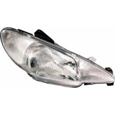 FAROL PEUGEOT H4 206 99>08 LE COM PISCA/LENTE RAIDA