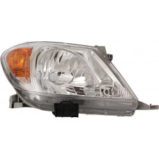 FAROL TOYOTA H4 HILUX 05>08 LE COM PISCA AMBAR