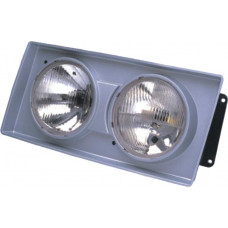 FAROL CAMINHAO VW H1/H1 PESADOS 00>02 LE COM MOLDURA PRATA