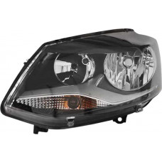 FAROL VW H7/H1 FOX/SPACEFOX 10> LD COM PISCA / MASCARA METALIZADA