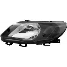 FAROL VW H4 GOL/VOYAGE/SAVEIRO G5 07> LD COM PISCA/MASCARA NEGRA