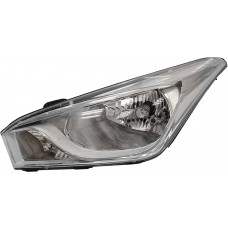 FAROL HYUNDAI H4 HB20 12>15 LD COM PISCA AMBAR/MASCARA NEGRA