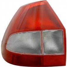 LANTERNA TRASEIRA FORD FIESTA SEDAN 01>03 LE BICOLOR/CARCAÇA VERMELHA/CANTO