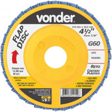 DISCO PARA DESBASTE FLAP DISC GRAO 60