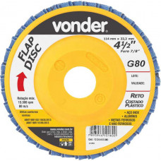 DISCO PARA DESBASTE FLAP DISC GRAO 80