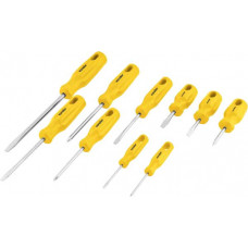 JOGO DE CHAVES DE FENDA/PHILLIPS COM 10 PEÇAS