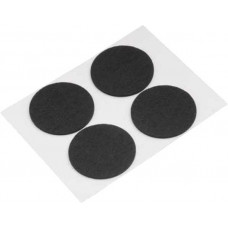 FELTRO AUTOADESIVO PRETO REDONDO 46MM COM 4 UN