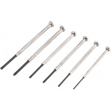 JOGO DE CHAVES FENDA/PHILLIPS DE PRECISÃO COM 6 PEÇAS