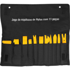 JOGO DE ESPATULAS DE NYLON COM 11 PECAS