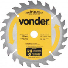 LAMINA DE SERRA CIRCULAR 185mm 24 DENTES