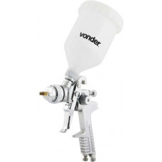 PISTOLA PLASTICA PARA PINTURA COM CANECA PLASTICA TIPO GRAVIDADE PGV 200