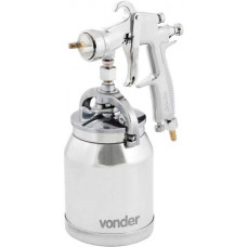 PISTOLA PARA PINTURA COM CANECA EM ALUMINIO TIPO SUCCAO PSV200