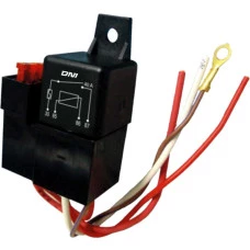 RELE 24V 40A C/ SOQUETE, CHICOTE, FUSIVEL, 4 TERMINAIS