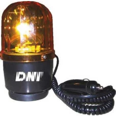 GIROFLEX LUZ ROTATIVA 12V 0,9A COM LENTE ACRILICA COR AMARELA