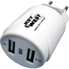 CARREGADOR DE VIAGENS USB BIVOLT 127/220V