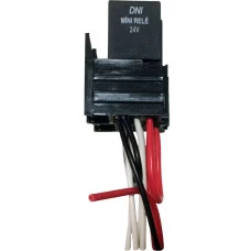 MINI RELE 24V C/ SOQUETE/CHICOTE 4 TERMINAIS 40A