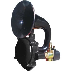 BUZINA A AR PLASTICA EM ABS AIR HORNS 24V 115DB MBB CAMINHAO ACTOR AXOR 01>