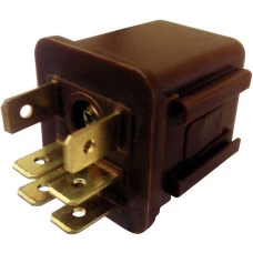 RELE AUXILIAR DE USO GERAL 12V GM/ISUZU/NISSAN/SUBARU 06 TERMINAIS COM SUPORTE