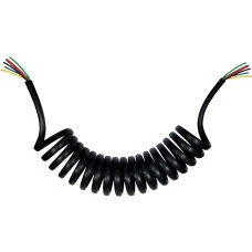 CHICOTE ESPIRAL PARA CAMINHOES 7 POLOS SEM CONECTOR 6,5m