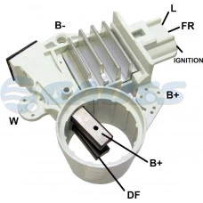 REGULADOR DE VOLTAGEM DO ALTERNADOR FORD 14V FORD / MERCURY