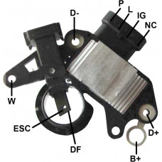 REGULADOR DE VOLTAGEM DO ALTERNADOR DELCO 28V CUMMINS EQUIPAMENTO COM MOTORES CU