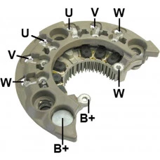 CONJUNTO RETIFICADOR DO ALTERNADOR MITSUBISHI HONDA CIVIC 2012 EM DIANTE