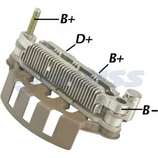 CONJUNTO RETIFICADOR ALT MI 95A MITSUBSCHI L200 3000GT HYUNDAI SONATA
