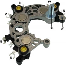 CONJUNTO RETIFICADOR DO ALTERNADOR BOSCH 120A MERCEDES BENZ SPRINTER 2011 EM DIA