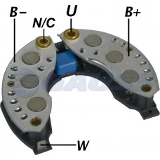 CONJUNTO RETIFICADOR ALT FO 120A RENAULT