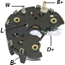 CONJUNTO RETIFICADOR BB 90A FORD ESCORT ZETEK 16V 1.8I
