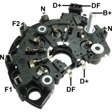 CONJUNTO RETIFICADOR DO ALTERNADOR BOSCH 130A VW GOLF/JETTA/POLO