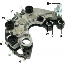 CONJUNTO RETIFICADOR DO ALTERNADOR VALEO 90A GM CORSA 1.0 1.4 1.8 MERIVA 1.8 05>