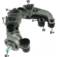 CONJUNTO RETIFICADOR DO ALTERNADOR VALEO 105A TOYOTA ETIOS 2011 EM DIANTE