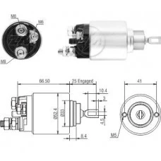Rele Motor Partida Strada Fiat 12V Zm-2382