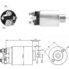 Rele Motor Partida 12V Hyundai Coupe Santa Fe Sonata Tucson