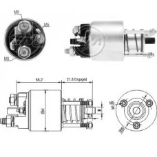 Rele Motor Partida 12V Peugeot 206 207 307