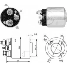 Rele Motor Partida 12V Renault Logan Clio Sandero Symbol