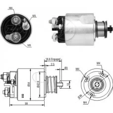 Rele Motor Partida 12V Dacia Nissan Renault