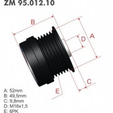 Polia Decoupler Ford Focus 2.0 2012