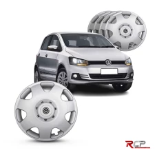 Calota Fox 2008 | Aro 14 | VW | Jogo com 4 Calotas Prata
